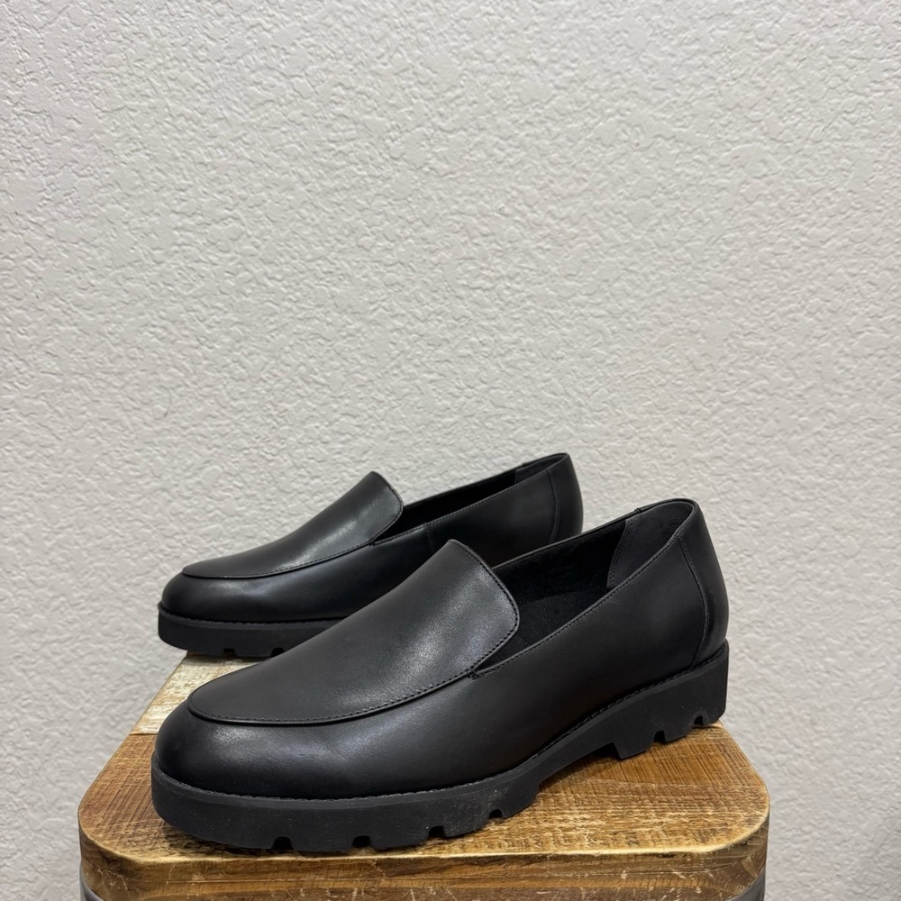 Vionic Kensley Black Leather Loafers Size 11 - Picture 4 of 6